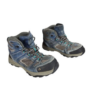 Vasque Hiking Boots sz 5 Kids 6.5 Womens Breeze III Ultradry Blue Mesh High‎ Top